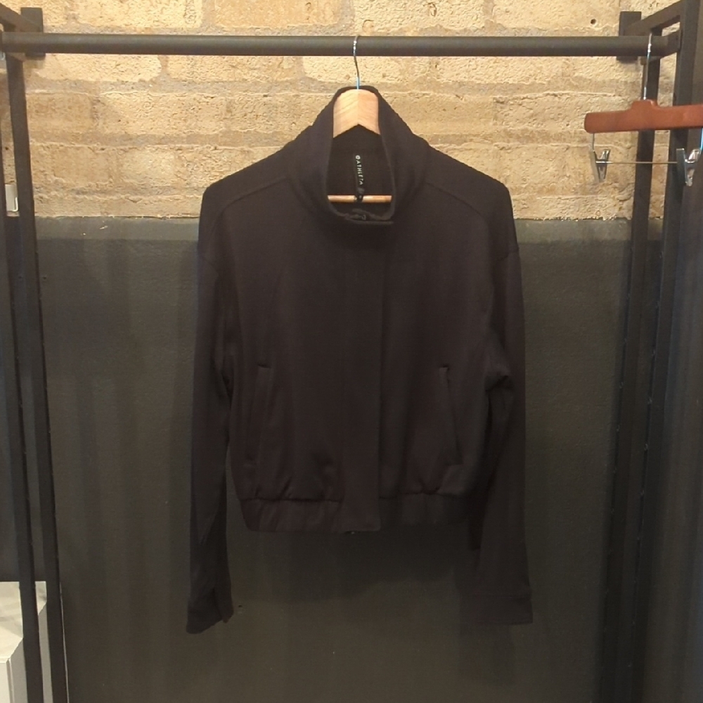 Athleta Black Women's Bomber Jacket